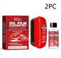 🚗💦 Oil Film Windshield Cleaning Kit – Cleaning Brush + Refill Fluid (2 PC)